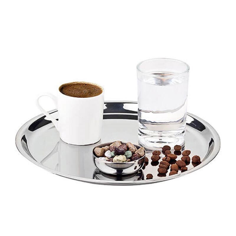 Biradlı GRV-308 Yuvarlak Türk Kahvesi Takımı, 21 cm - Biradlı