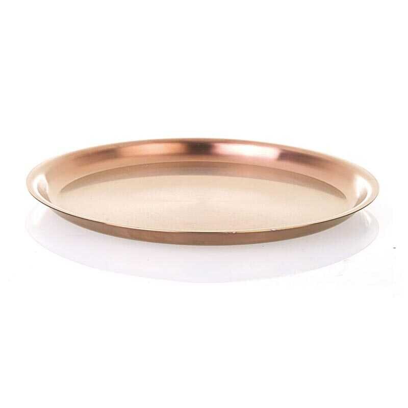 Biradlı GRV-309 Servis Sunum Tepsisi, 21 cm, Bakır - Biradlı