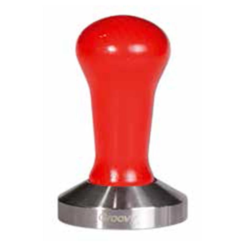 Biradlı GRV-316 Plastik Saplı Çelik Tamper, 58 mm, Kırmızı - Biradlı