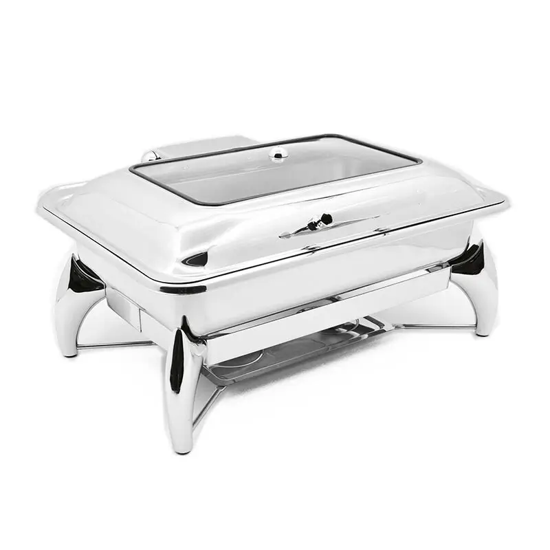 Biradlı GRV-4011 Ekonomik Dikdörtgen Chafing Dish, GN 1/1 - Biradlı (1)