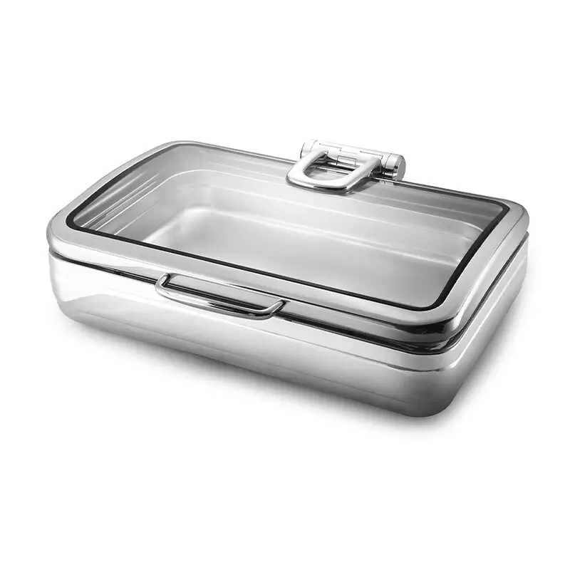 Biradlı GRV-5011 Lux Chafing Dish, 11.4 Lt. GN 1/1 - 1