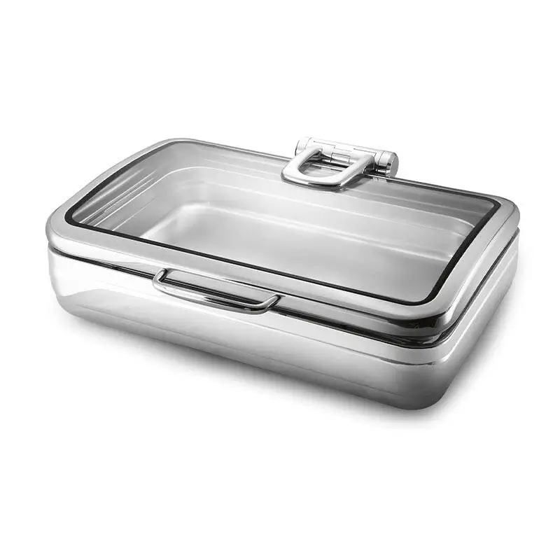 Biradlı GRV-5011 Lux Chafing Dish, 11.4 Lt. GN 1/1 - 1