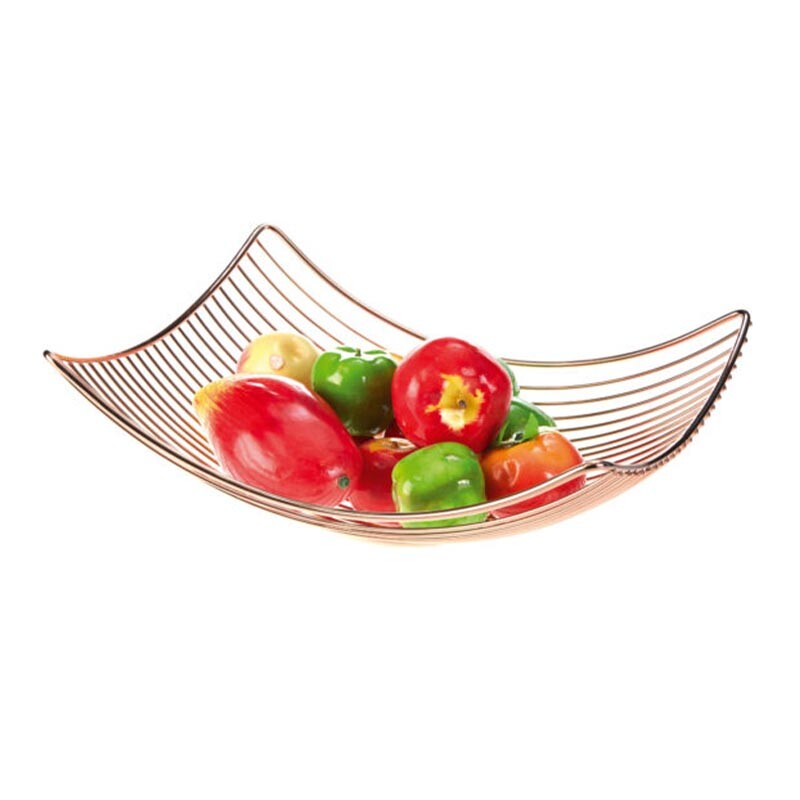 Biradlı GRV-5016 Tel Meyvelik, 32x26x12 cm, Bakır - Biradlı