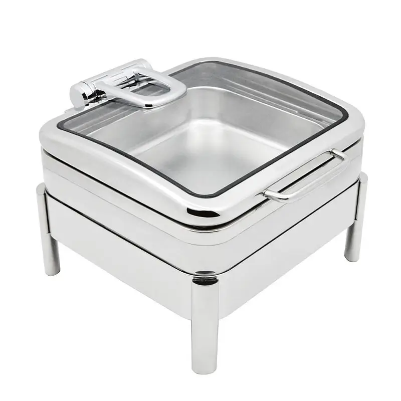 Biradlı GRV-5023 Lux Chafing Dish, 5.5 Lt. Hacim, GN 2/3 - Biradlı (1)