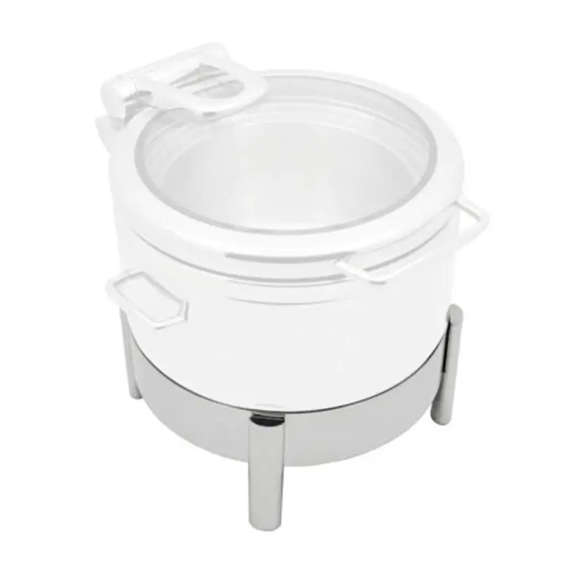 Biradlı GRV-5024 Lux Çorbalık Chafing Dish Ayaklı Stand, Paslanmaz Çelik - Biradlı (1)
