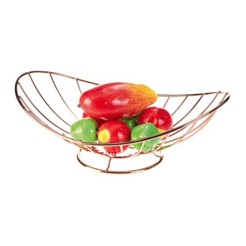 Biradlı GRV-529A Tel Meyvelik, 35x24x11 cm, Bakır - Biradlı