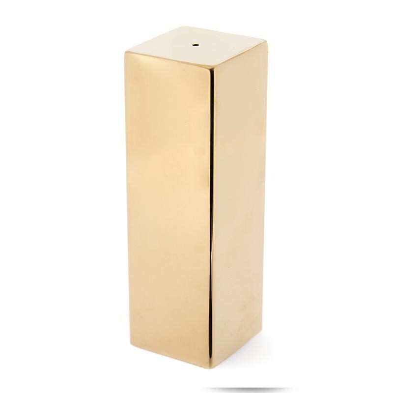 Biradlı GRV-58 Tekli Kare Biberlik, 3x8 cm, Altın - Biradlı