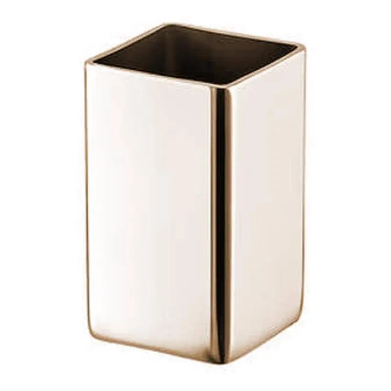 Biradlı GRV-59 Tekli Kare Kürdanlık, 3x3 cm, Altın Renk - 1