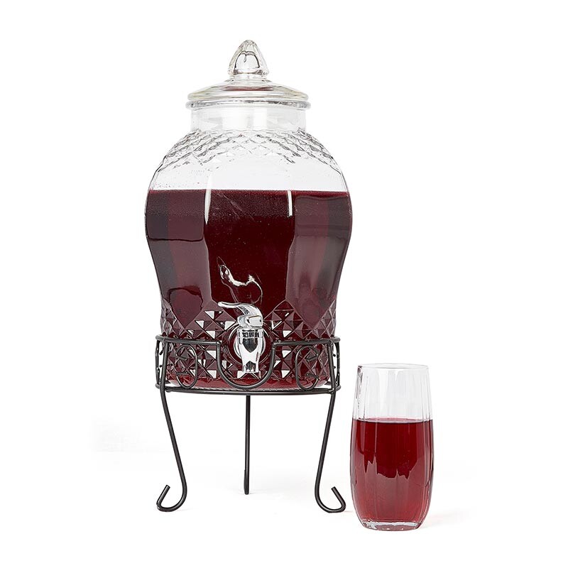 Biradlı GRV-6031 Musluklu Cam Şerbetlik, 6 Lt. - Biradlı