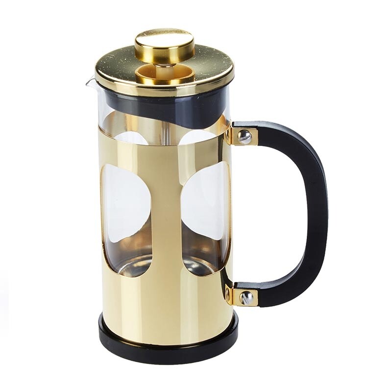 Biradlı GRV-B003 French Press, 350 cc, Altın - Biradlı