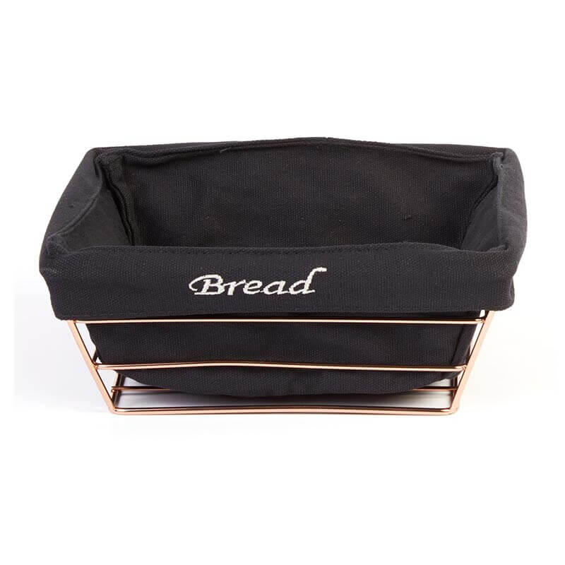 Biradlı HW-182B Dikdörtgen Bezli Ekmek Sepeti, 22x16 cm - Biradlı