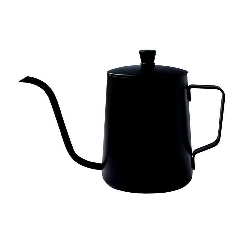 Black Goat Kapaklı Mini Drip Kettle, 600 ml - Siyah - Black Goat