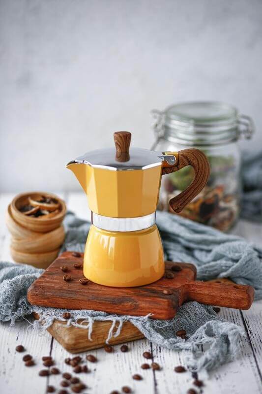 Black Goat Moka Pot, 6 Cup - Sarı - Black Goat (1)