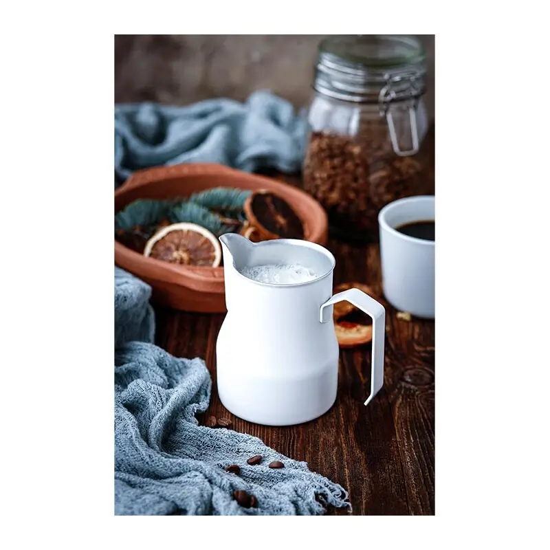 Black Goat Paslanmaz Pitcher Süt Potu, 500 ml - Beyaz - Black Goat (1)