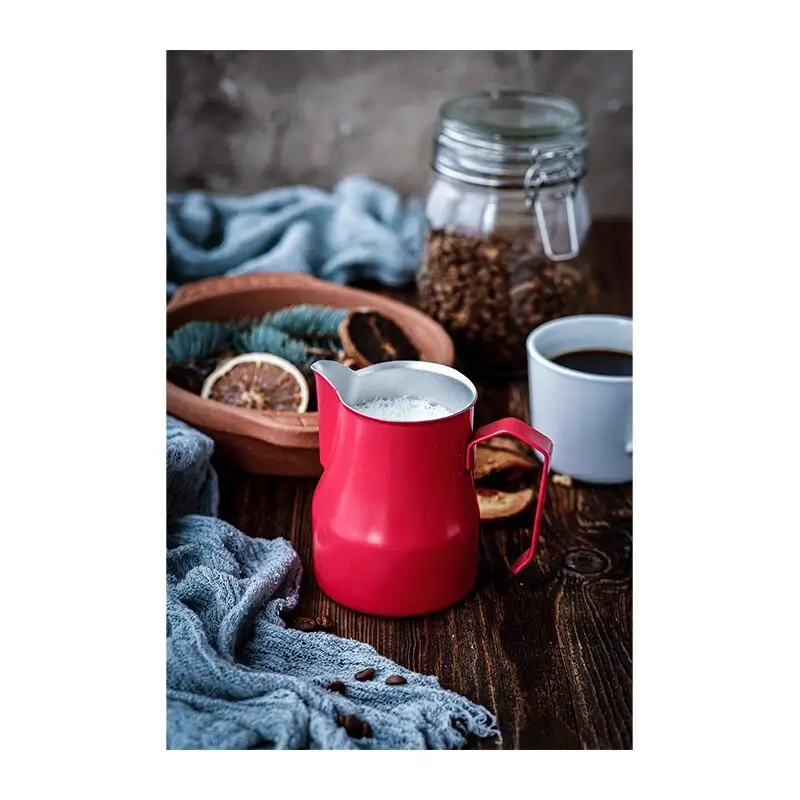 Black Goat Paslanmaz Pitcher Süt Potu, 500 ml - Kırmızı - Black Goat (1)