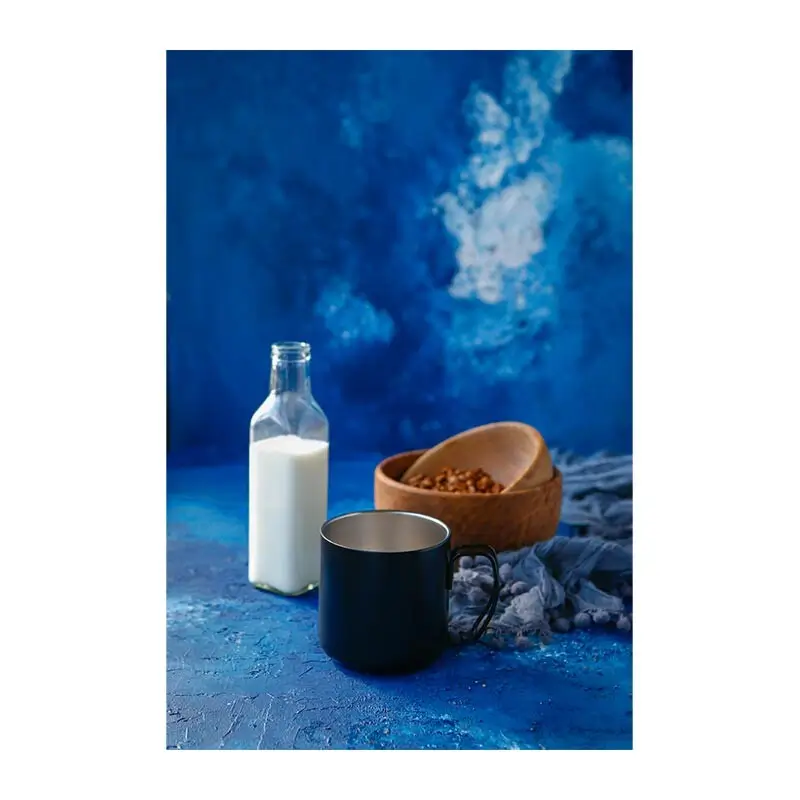 Black Goat SB1 Çift Cidarlı Çelik Bardak, 360 ml - Siyah - Black Goat (1)