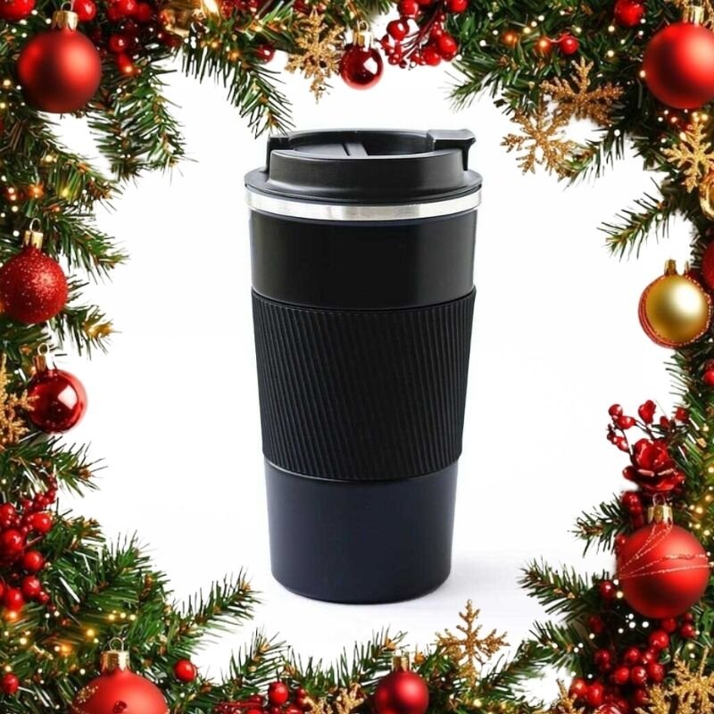 Black Goat Termos Mug, 500 ml - Siyah - Black Goat