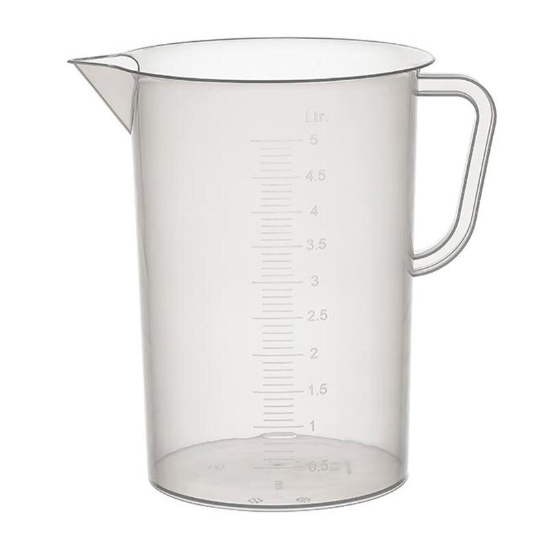 Bora Ölçüm Kabı, 5 Lt, Şeffaf, Sağlam - Bora Plastik