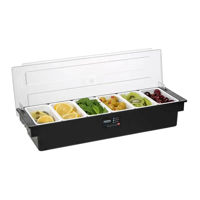 Bora Plastik 6'lı Bar Konteyner, 49.5x15.7 cm - 1