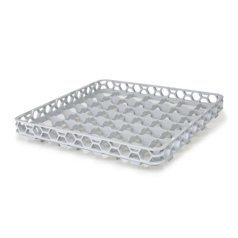 Bora Plastik Bardak Yıkama Sepeti, 49 Bölmeli, Gri - Bora Plastik