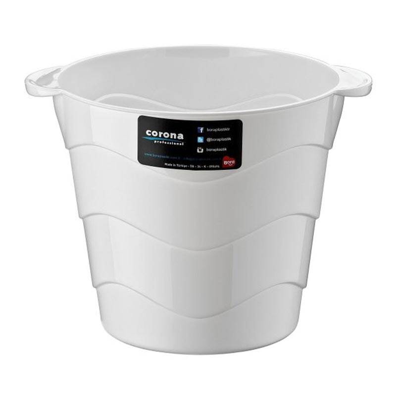 Bora Plastik Buz Kovası, Desenli, 4 Lt, Beyaz - 1