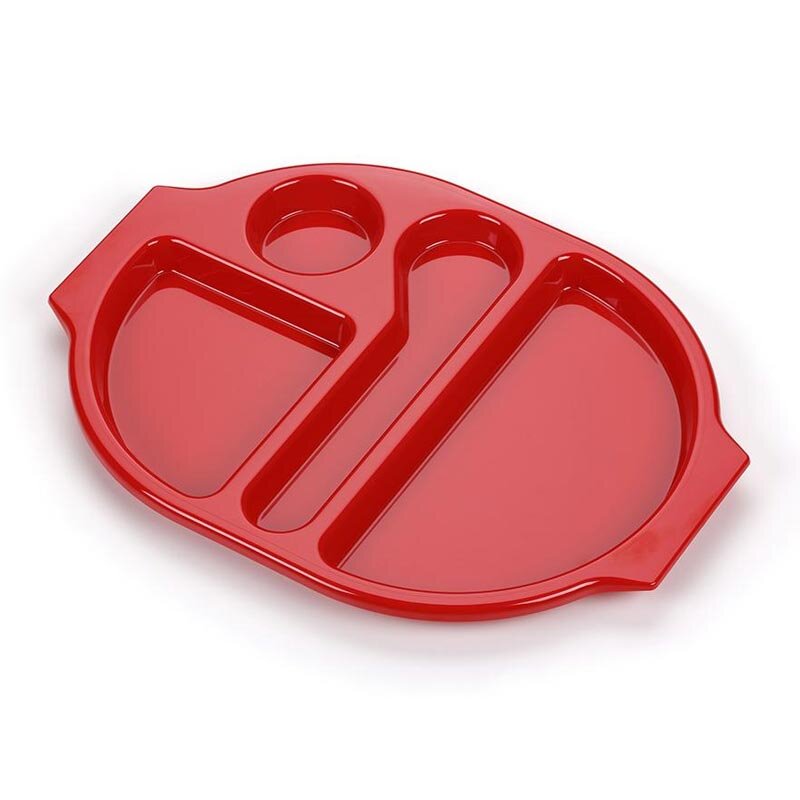 Bora Plastik Çocuk Servis Tepsisi, 28 × 38 cm, Kırmızı - Bora Plastik