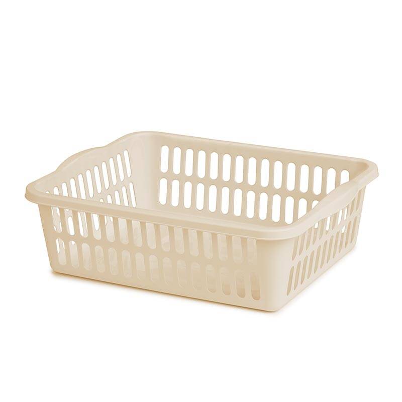 Bora Plastik Çok Amaçlı Sepet, Desenli, No:2, , Krem - 1