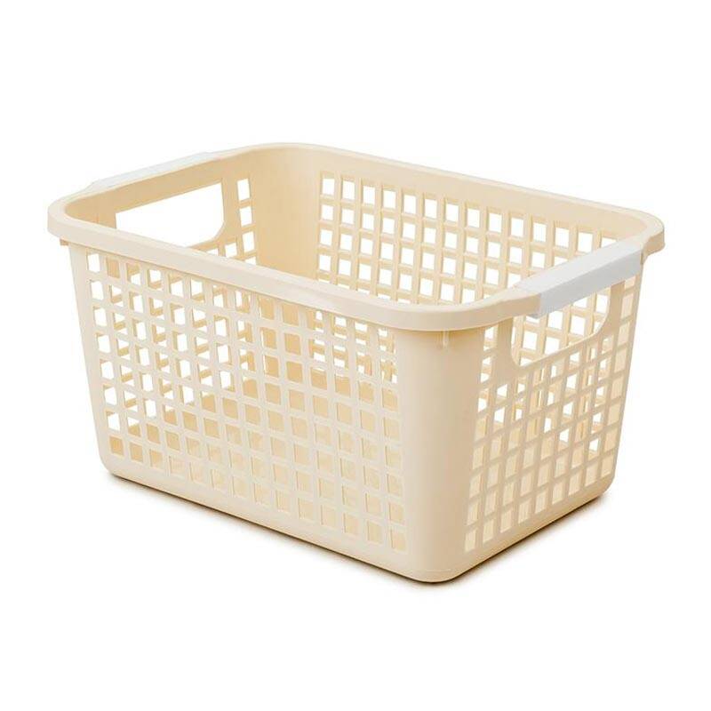 Bora Plastik Çok Amaçlı Sepet, No: 3, Kulplu, Bej - 1