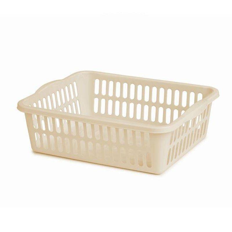 Bora Plastik Çok Amaçlı Sepet, No:0, 26.5x8.5 cm, Krem - 1