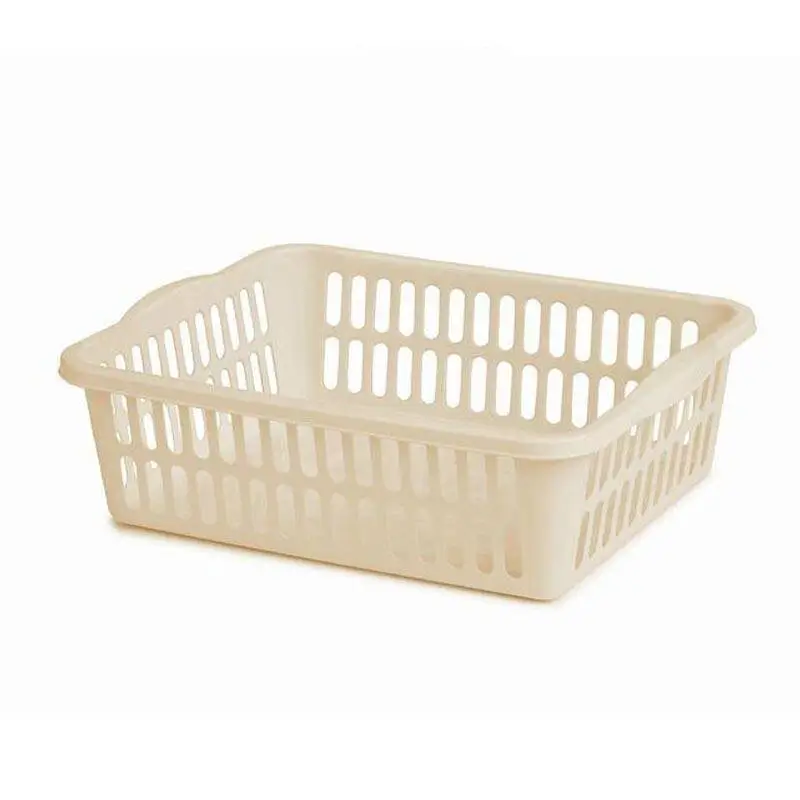 Bora Plastik Meyve Sepeti, Desenli, No:0, 26.5x8.5 cm, Krem - 1