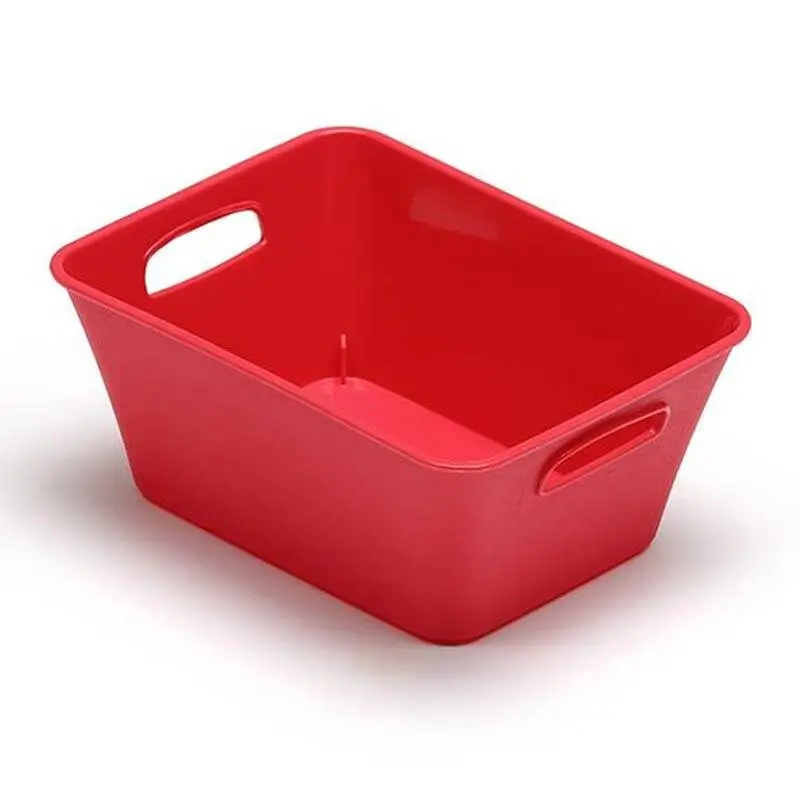 Bora Plastik Çok Amaçlı Sepet, No:1, 14.7x11.2 cm, Kırmızı - 1