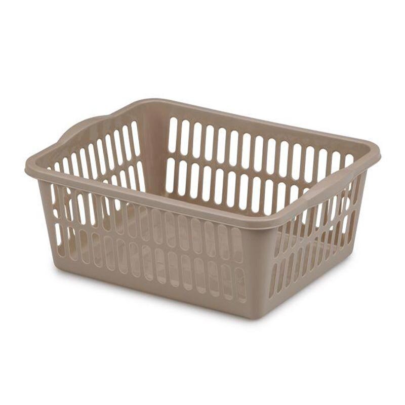 Bora Plastik Çok Amaçlı Sepeti, Desenli, No: 3, Bej - Bora Plastik