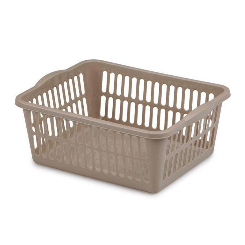 Bora Plastik Çok Amaçlı Sepeti, Desenli, No: 3, Bej - 1