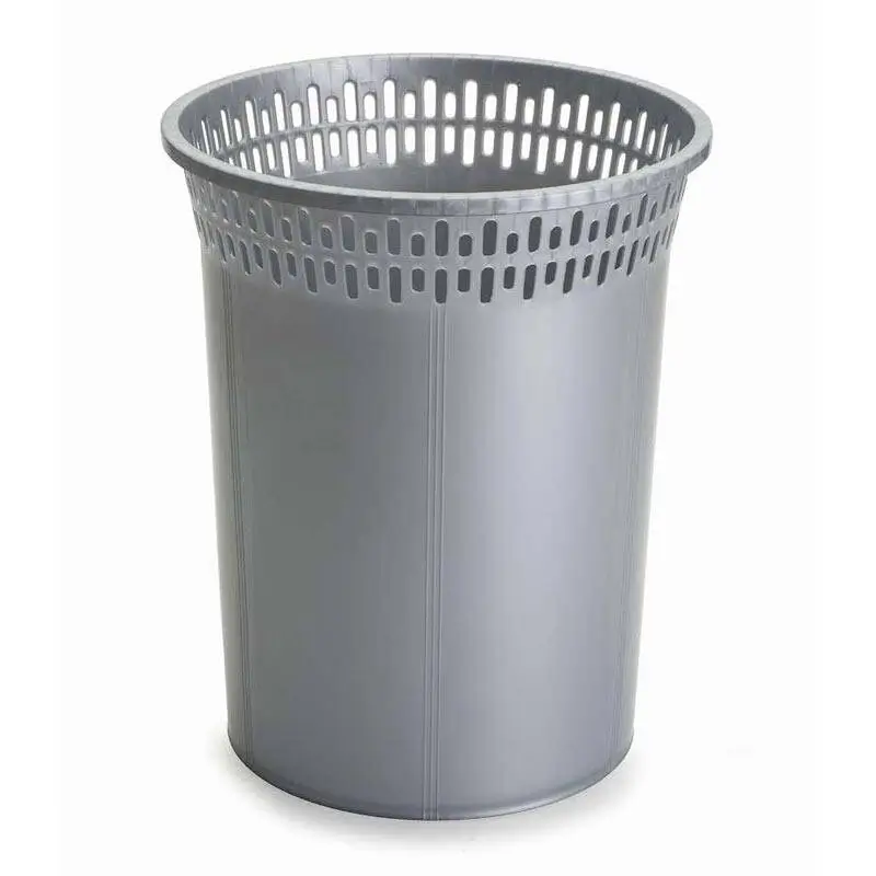 Bora Plastik Çöp Kovası, Desenli, No: 2, 8.0 Lt, Gri - 1