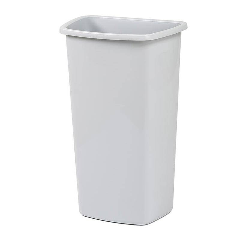 Bora Plastik Çöp Kovası, Servis Arabası Uyumlu, 29 Lt, Beyaz - 1