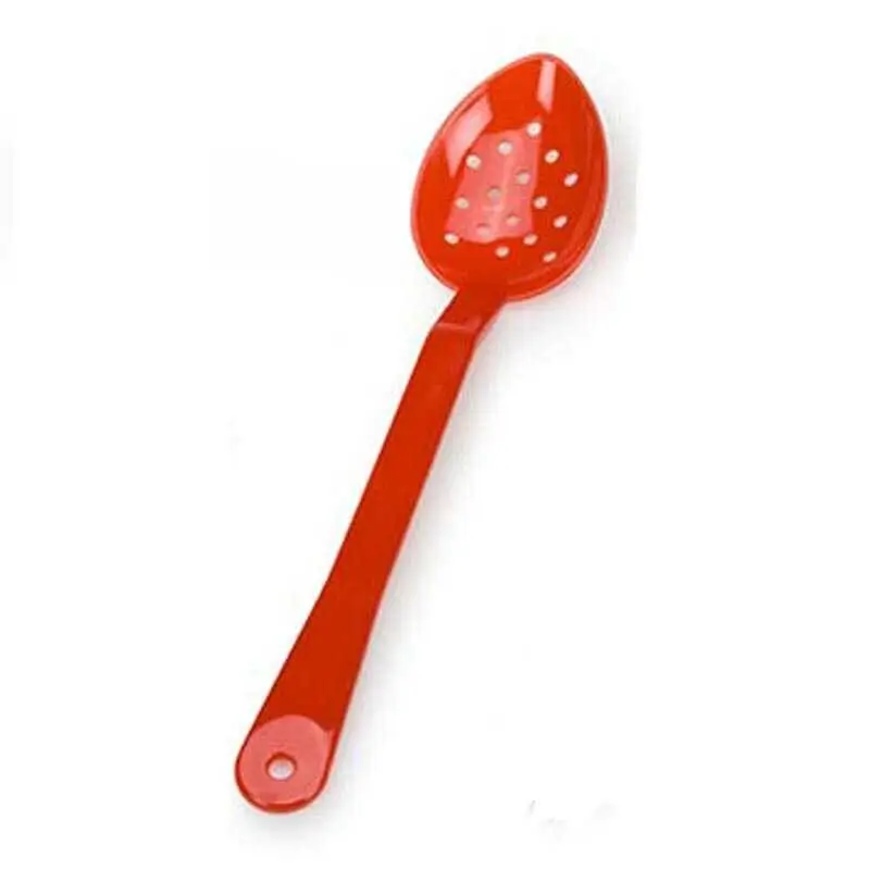 Bora Plastik Delikli Servis Kaşığı, Polikarbonat, 33 cm, Kırmızı - 1