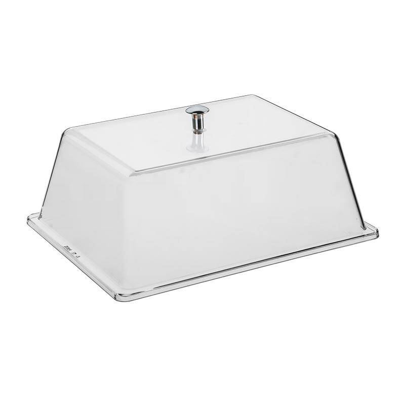 Bora Plastik Dikdörtgen Kapak, Polikarbonat, 24x18.3 mm, Şeffaf, 243x183x88 mm - 1