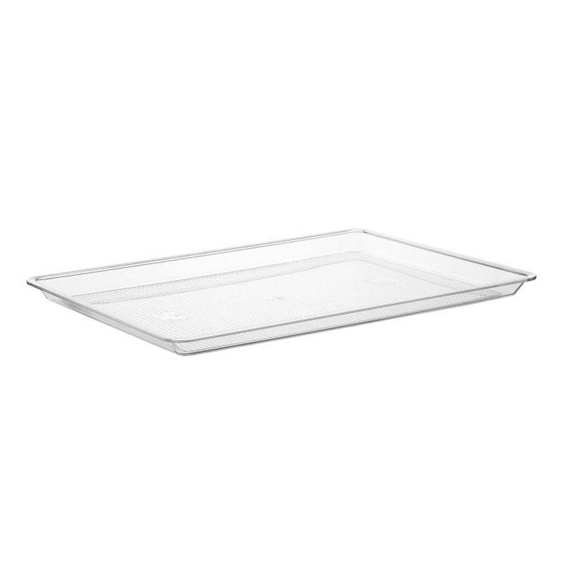 Bora Plastik Dikdörtgen Teşhir Tepsisi, Polikarbonat 30x40 cm, Şeffaf - Bora Plastik