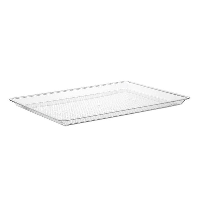 Bora Plastik Dikdörtgen Teşhir Tepsisi, Polikarbonat 30x40 cm, Şeffaf - 1