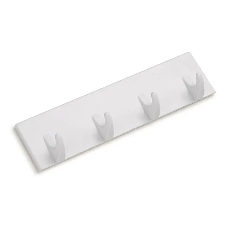 Bora Plastik Duvar Askısı, 4 Kollu, Beyaz - 1