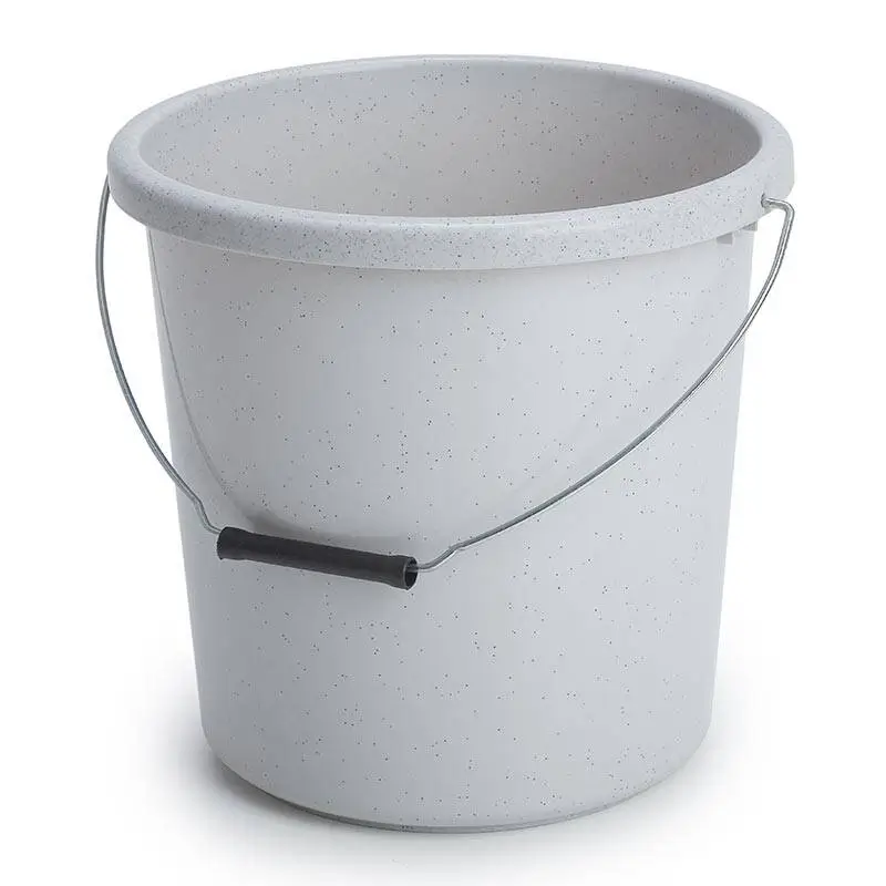 Bora Plastik Düz Kova No: 2, 11.1 Lt, Geniş Hacım, Gri - 1