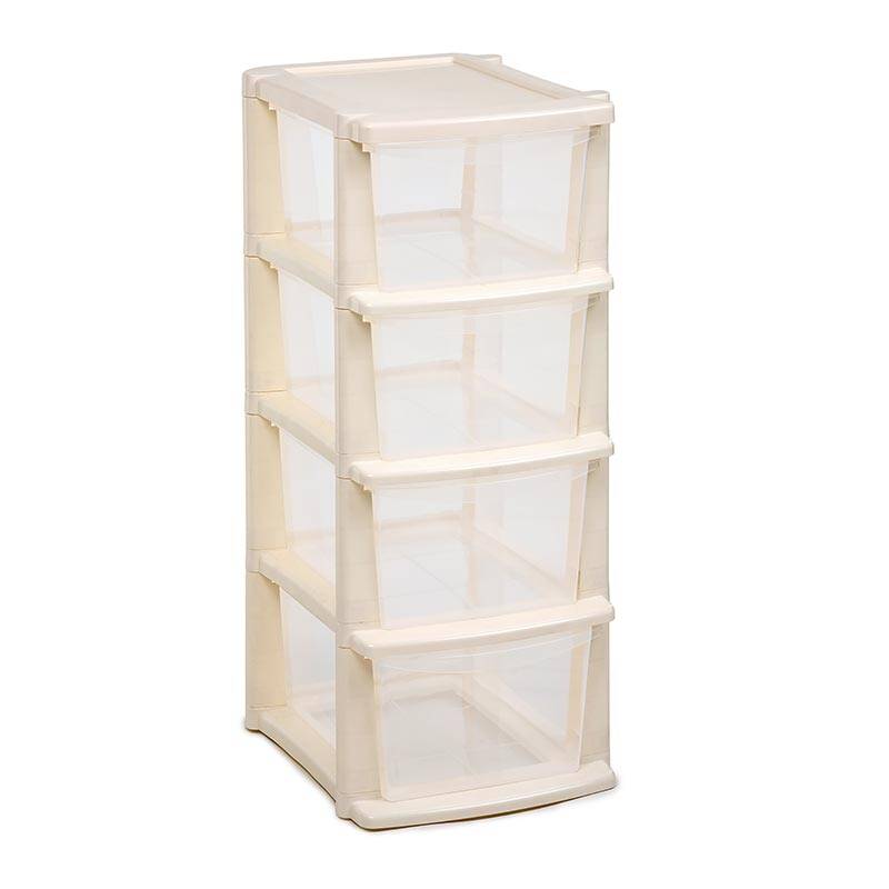 Bora Plastik Düzenleyici Dolap, 4 Çekmeceli ,78 cm - 1