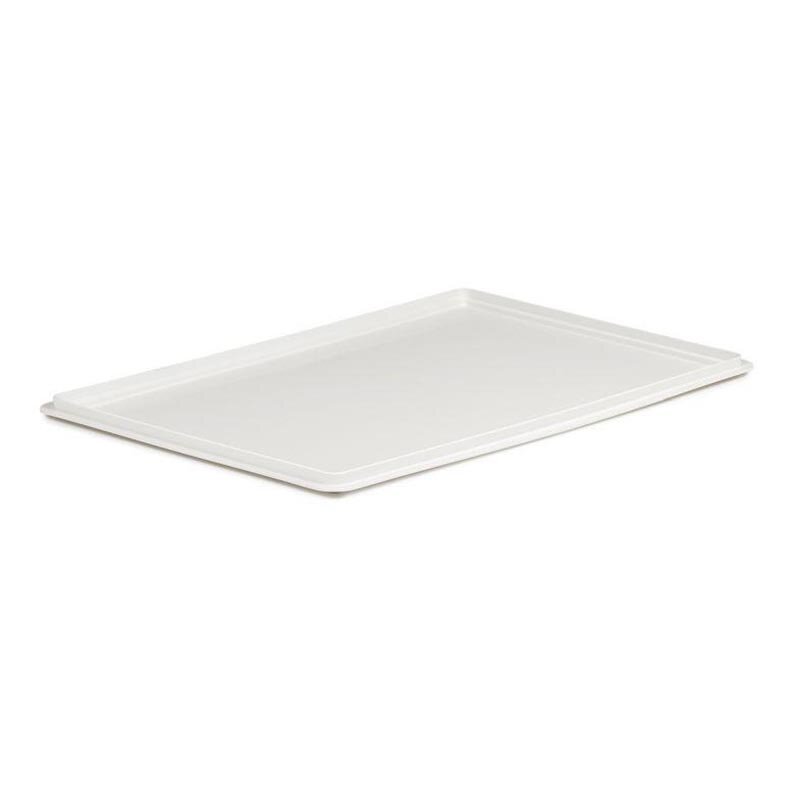 Bora Plastik Hamur Yoğurma Teknesi Kapağı, 60x40 cm, Beyaz - Bora Plastik