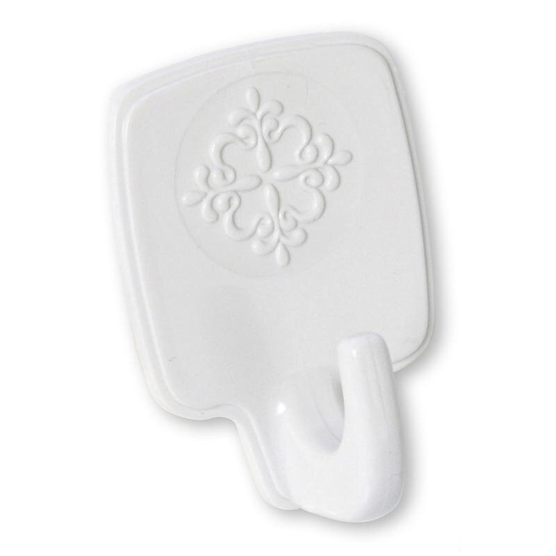 Bora Plastik i Duvar Askısı, Desenl, 4 Adet, Beyaz - Bora Plastik