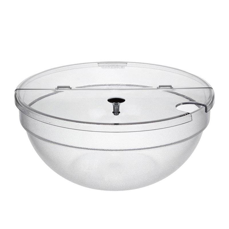 Bora Plastik Kapaklı Kase, 23 cm, Şeffaf - 1