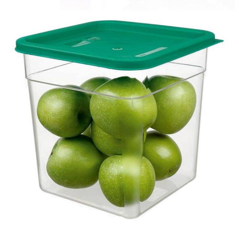 Bora Plastik Kapaklı Saklama Kabı, Polikarbonat, 8 Lt, Şeffaf - 1