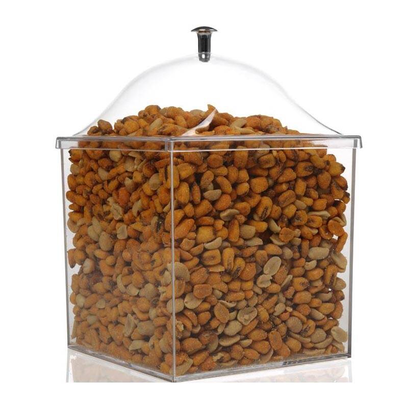 Bora Plastik Kare Gövde, Polikarbonat, 15x15 cm, Şeffaf - 1