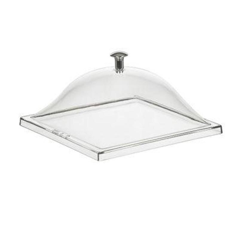 Bora Plastik Kare Kapak, Polikarbonat, 20.8x20.8 cm, Şeffaf - Bora Plastik