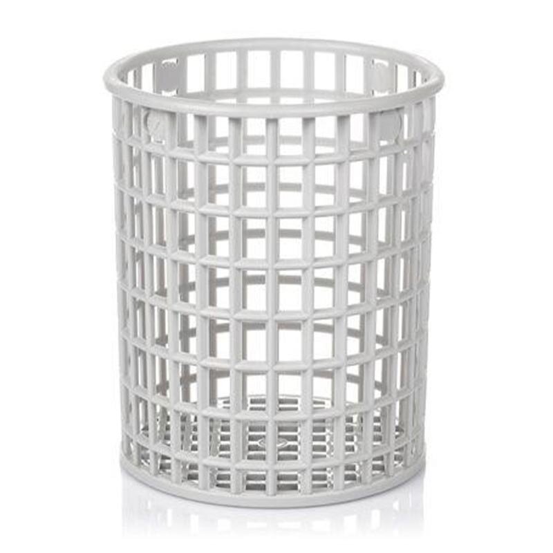 Bora Plastik Kaşık Çatal Yıkama Sepeti, Yuvarlak, 40x40x15 cm, Gri - Bora Plastik