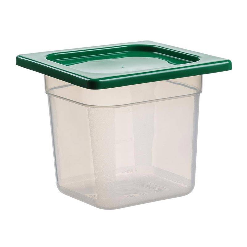 Bora Plastik Kilitli Kapak, Kare, Yeşil - 2